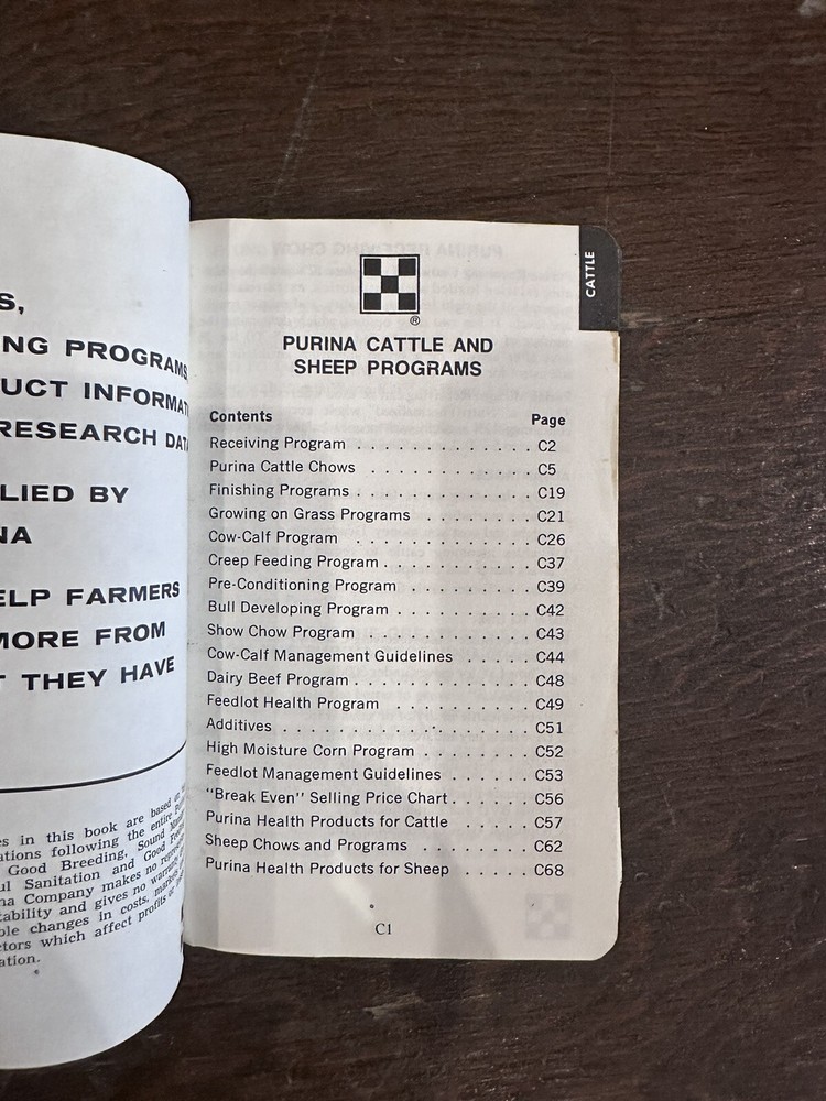 Purina Pocket Manual Book
