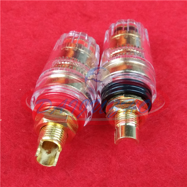 2pcs Speaker Banana Amp Terminal Long Binding Post new