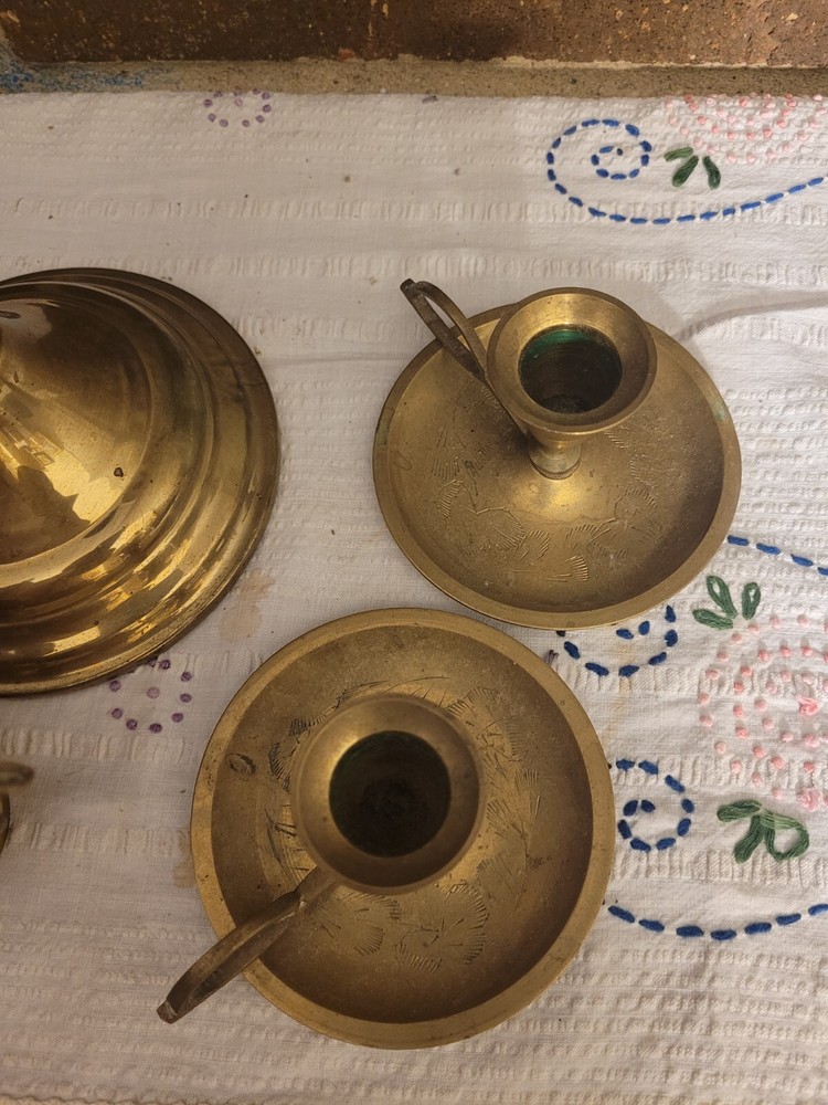 Bundle Of Decorative Vintage Brass