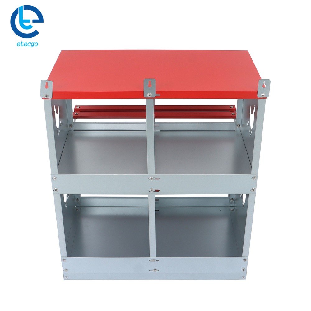 Chicken Nesting Boxes 4 Hole Metal Chicken Egg Laying Box Rollout Egg Collection