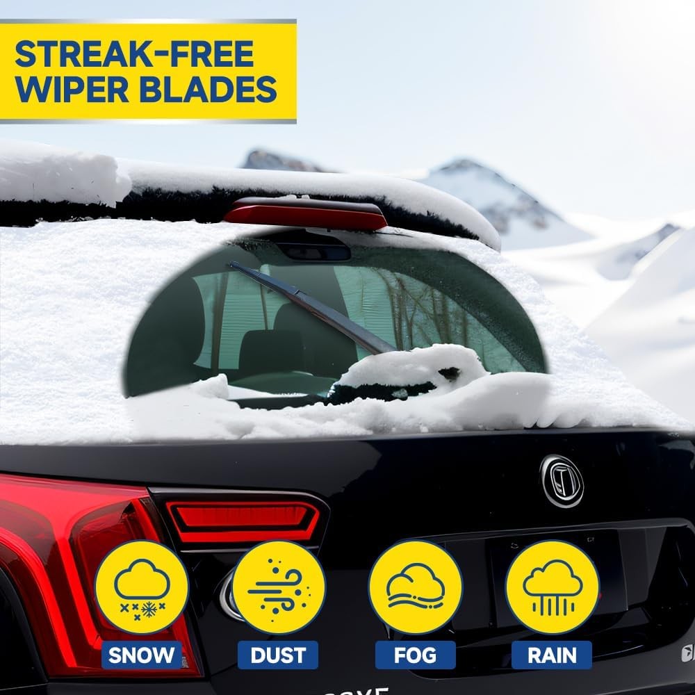 Windshield Wiper Blades 3Pack for Dodge Durango 20042009 Front & Rear Set