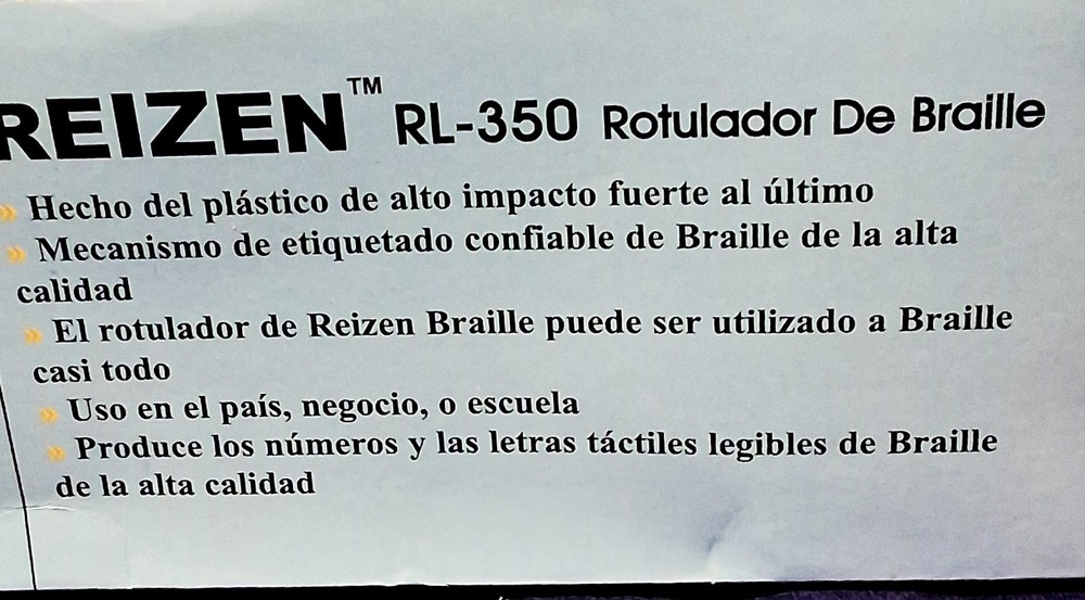 Reizen RL-350 Braille Labeler