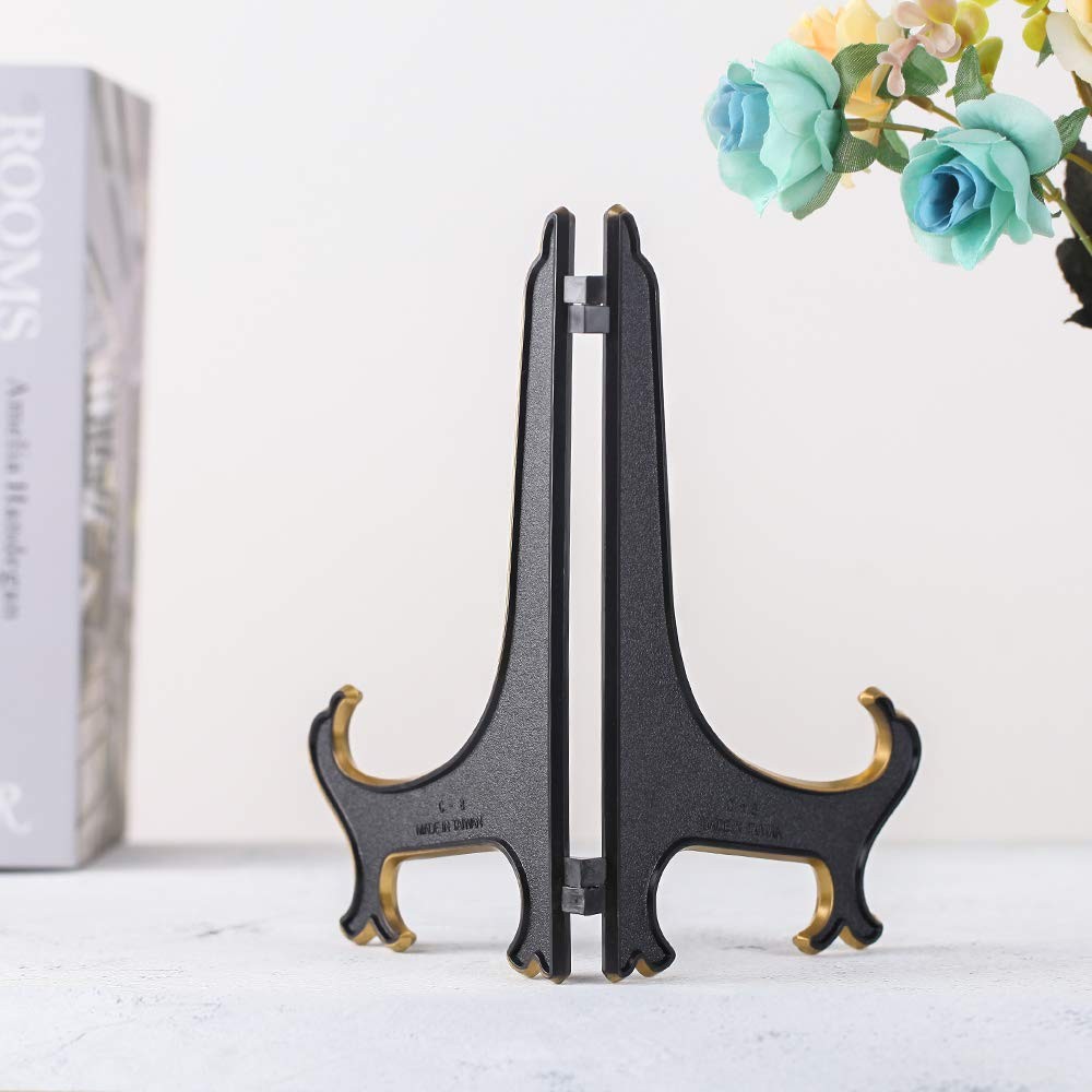 2 Pack Plate Display Stand 8in Adjustable Easel Holder