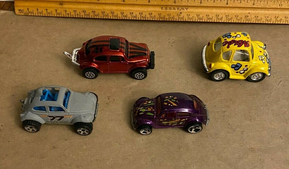 4 - Die Cast VW Bugs Various Manufactures