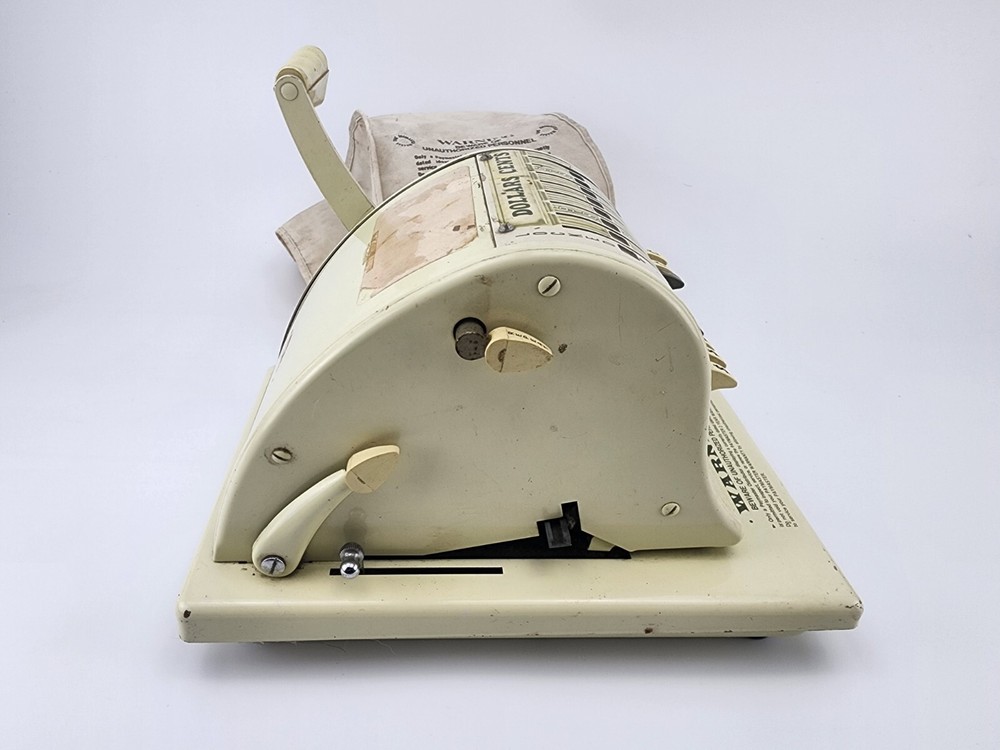 Paymaster Series S-1000 Check Writing System • With Key & Cover