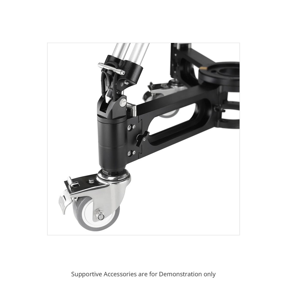 Proaim Marcus Camera Dolly with Mitchell & Euro/Elemac Adapter Base | DL-MRCS-01