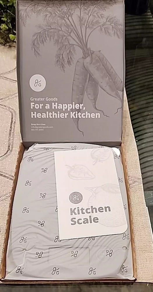 Digital Kitchen Scale ~ Cooking, Baking, Meal & Food Prep ~ NIB