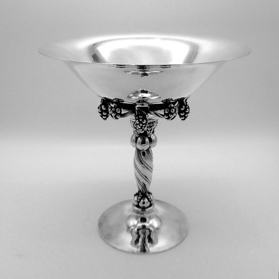 Georg Jensen Large Compote Centerpiece 264A Sterling Silver