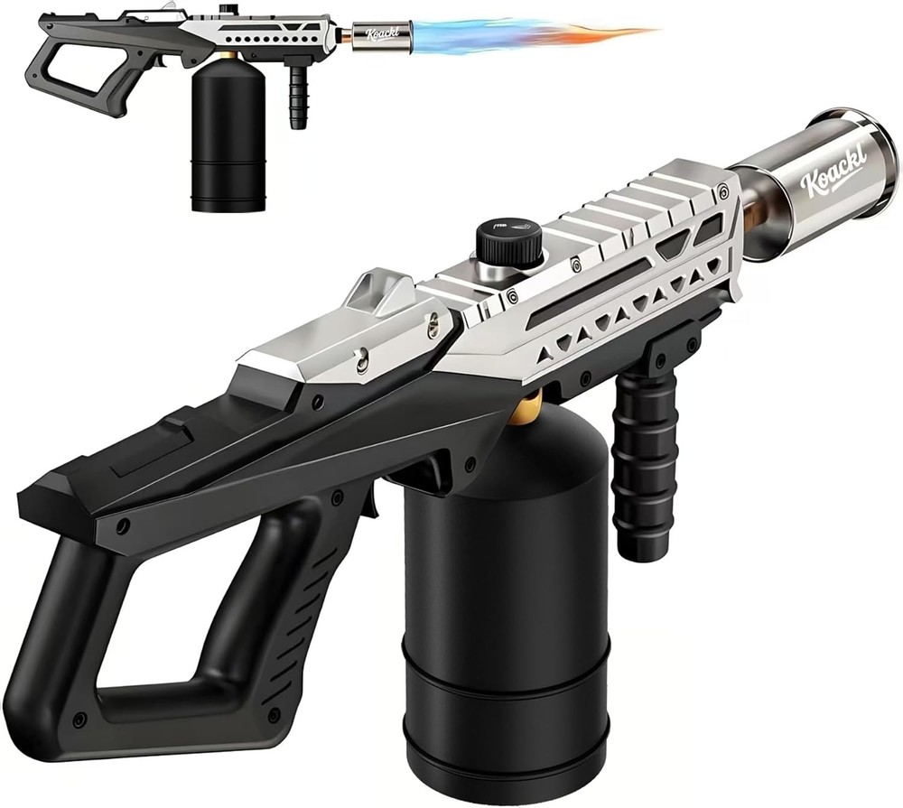 Powerful Propane Torch, Kitchen Torch with Adjustable Flame