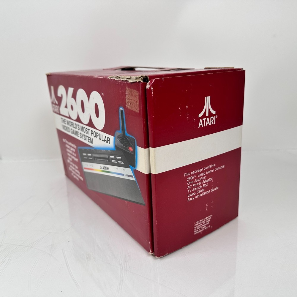 Atari 2600 Complete Console System w/ Console, Joysticks, Paddles & Power Supply