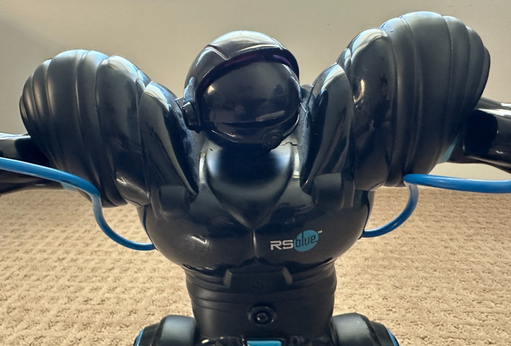 WowWee Black Robosapien RS Blue Interactive Robot without remote