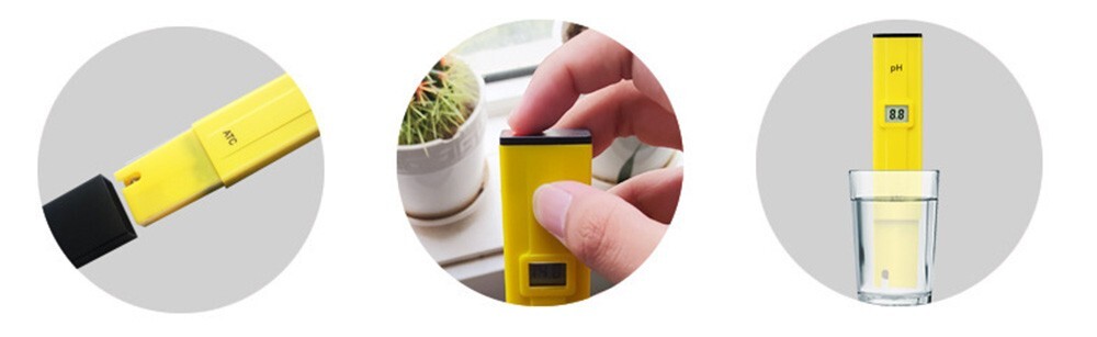 Digital PH Meter Tester Measuring pH Range: 0.0-14.0 pH Resolution 0.1 pH