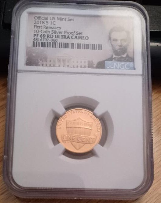 2018 s lincoln cent MS 69