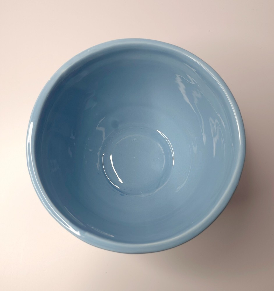 Vintage 90's Cracker Barrel Blue Nesting Mixing Bowl Replacement