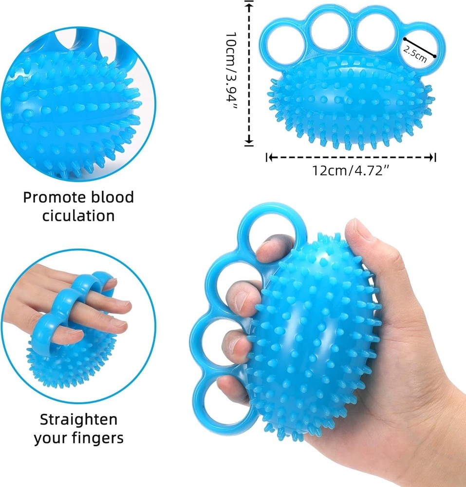 Expertly Designed Hand Exercise Ball - Flexible Grip Strength & Stress Relief