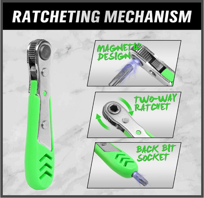 232PCS Ultimate Screwdriver Bit Set, Driver Bit Set Ratchet Wrench & Bits Holder