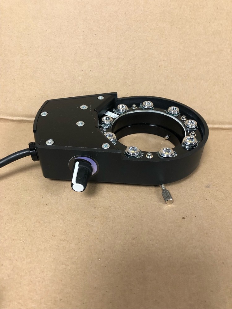 Micro-Lite LV2000-B Ring Illuminator light LED light W/AC-ADAPTER (TESTED)