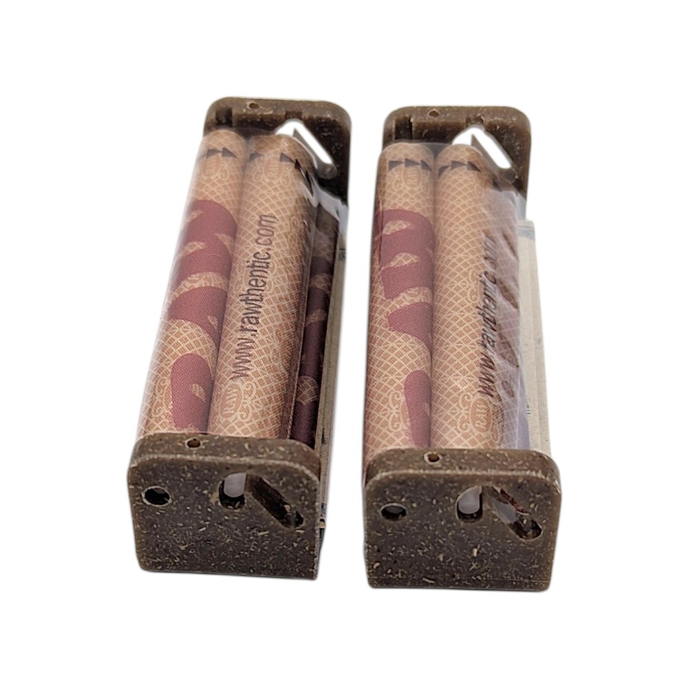 Raw Hemp Plastic Cigarette Rolling Machine, 79mm - 2 Pack