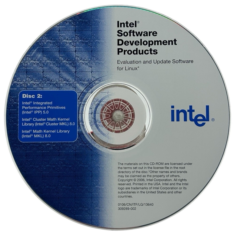 Intel Software Development Products Evaluation Software For Linux 2005