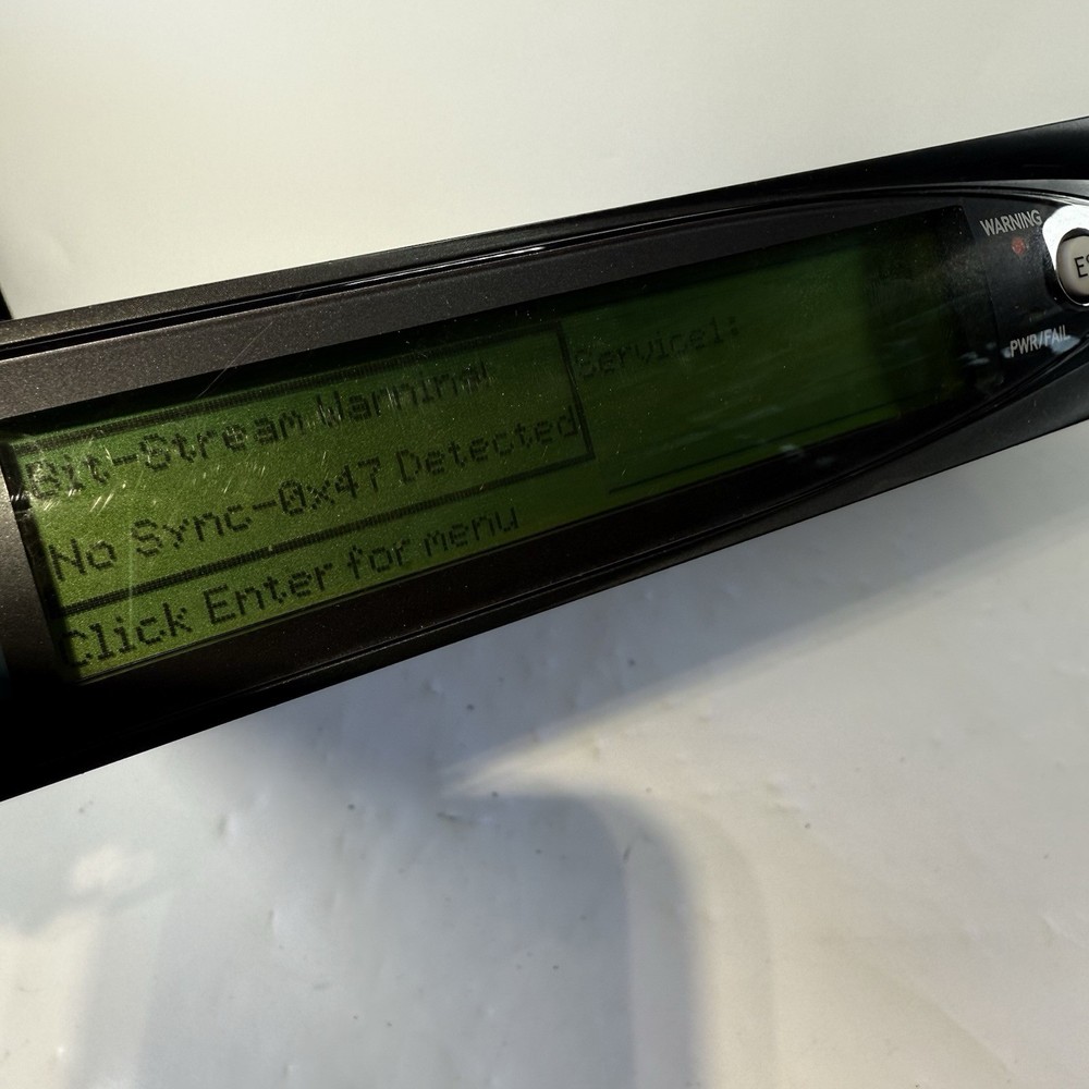 (AS-IS) Harmonic IRD-2900 Professional Receiver Decoder DVB IRD-2963 DVP-IP