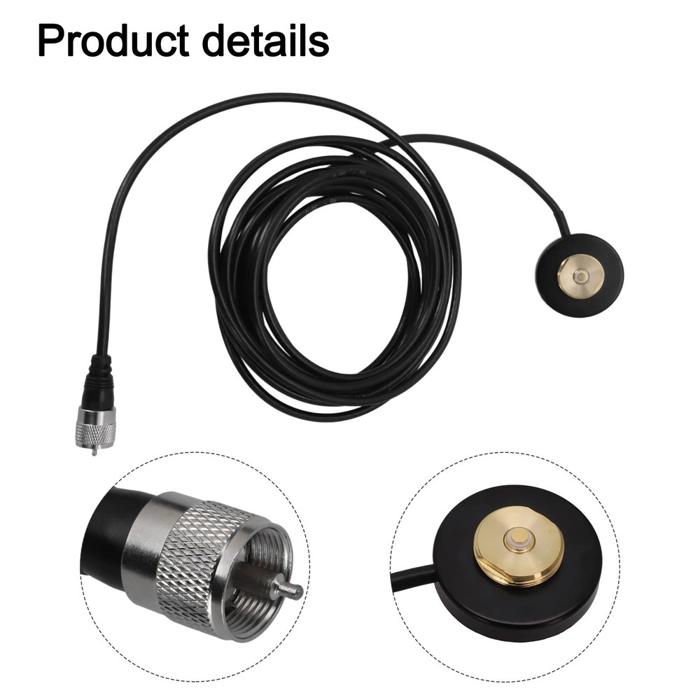 Practical Antenna Base NMO Magnet Mini 1 Pc 5M Cable Antenna Mounting Base