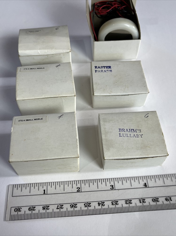 Touch Disc Musical Electronic Inserts Vintage.