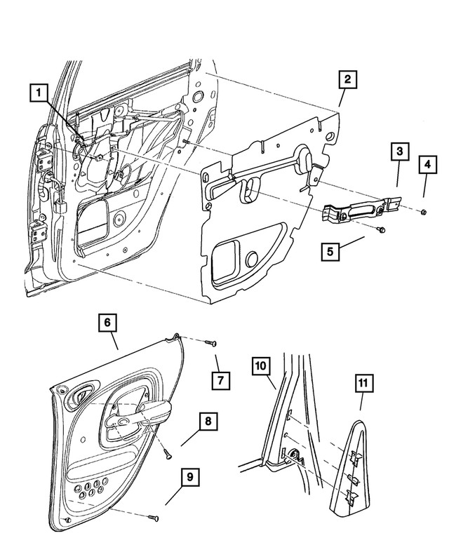 Genuine Mopar U-Nut 6506360AA