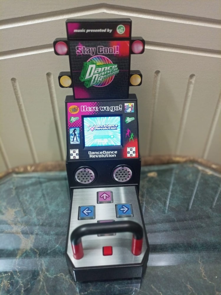 Tiny Arcade Boardwalk Arcade Dance Dance Revolution, Red, Miniature