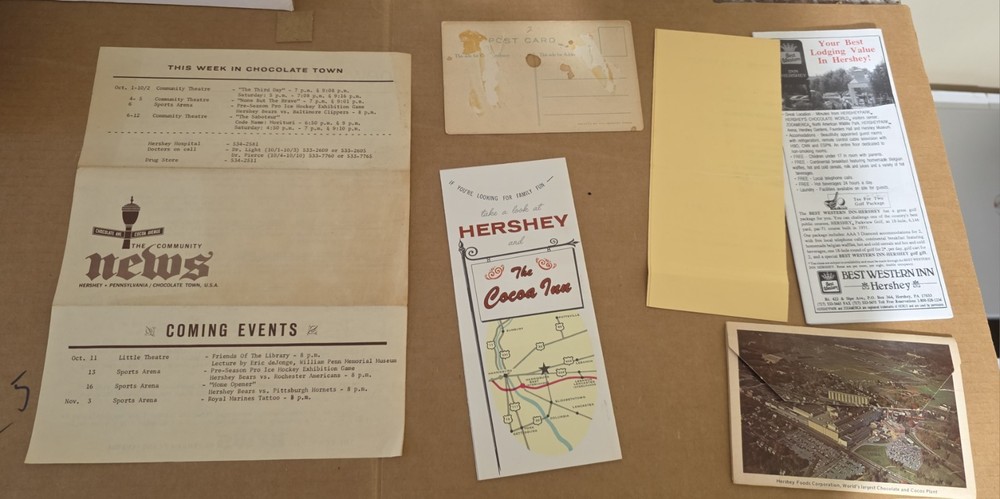 Vintage Hershey PA visitor Pamphlets Post / Cards