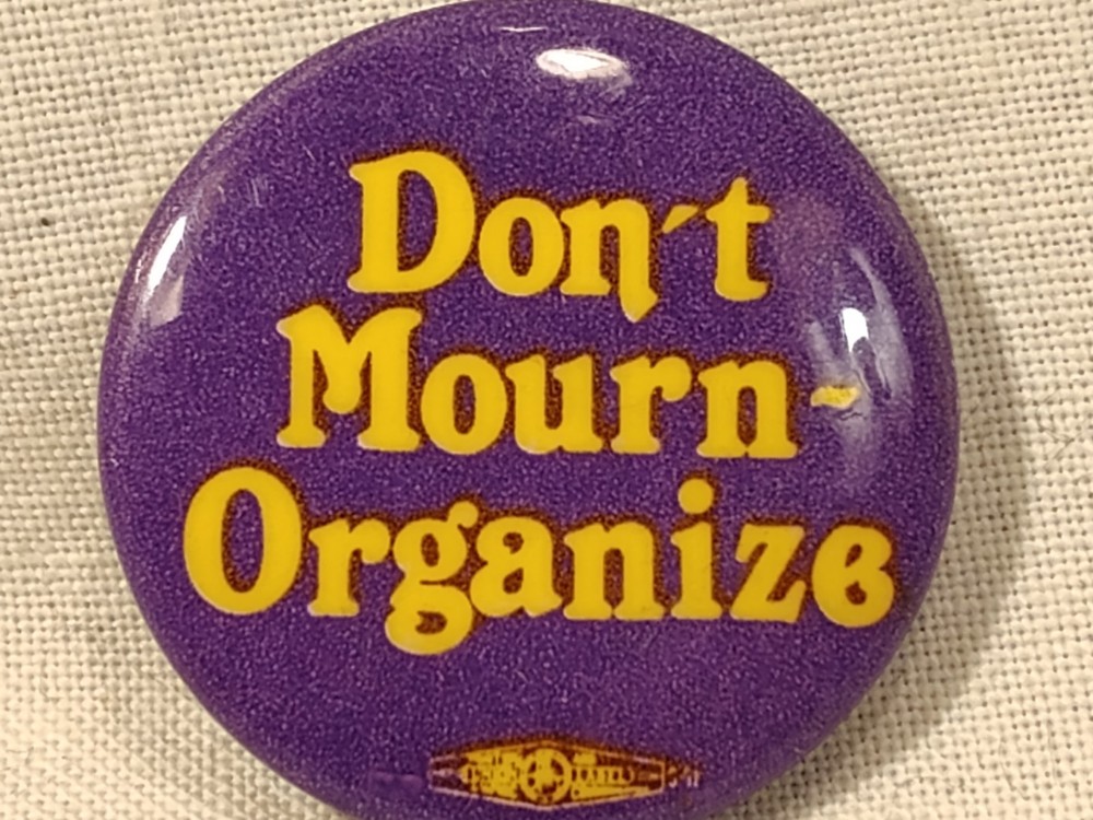 Vintage Political Activism Pinback Button 1981