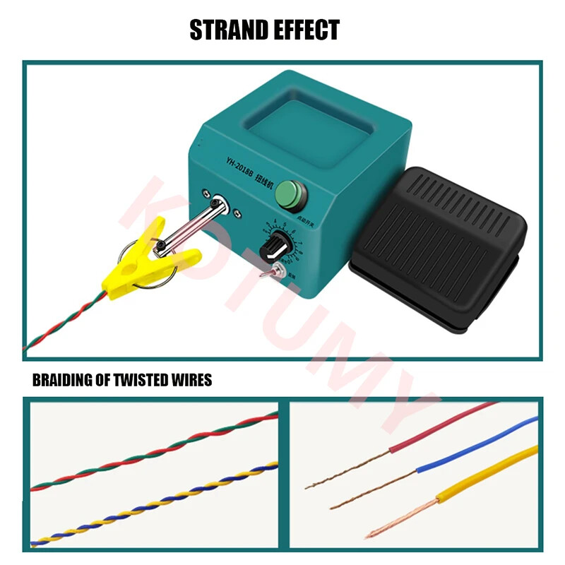 Electric Twist Wire Tool Shielded Wire Twisting Machine Forward and Reverse