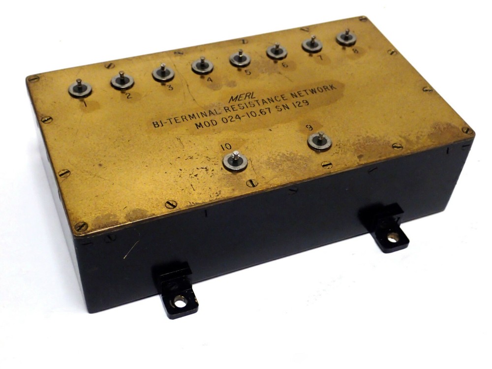 MERL BI TERMINAL RESISTANCE NETWORK PRECISION STANDARD 10-100Ω TESTED