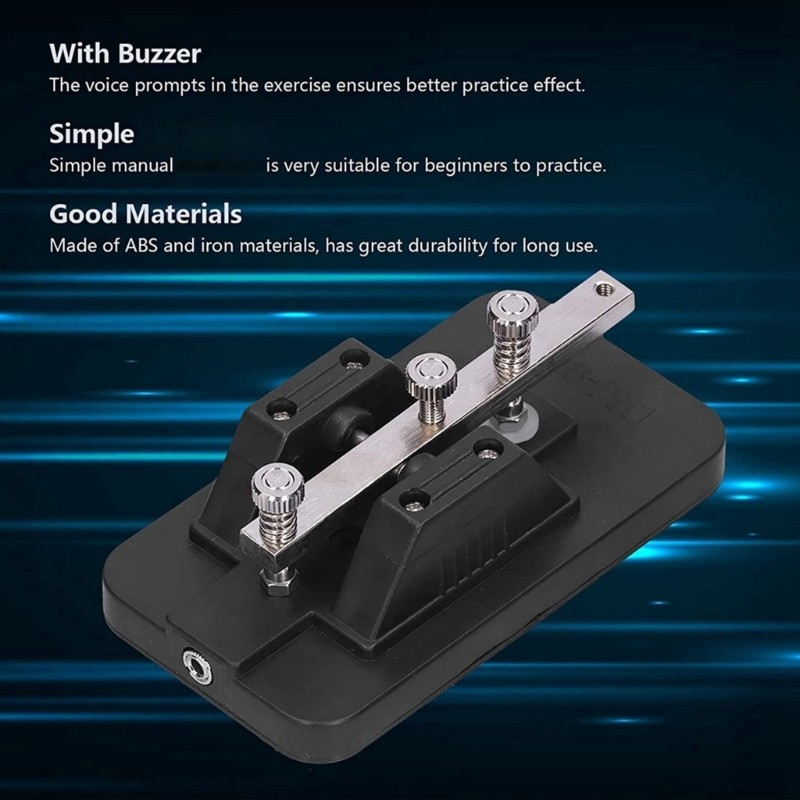 Automatic Keyer Trainer Double Channel Output for Communication Exercises
