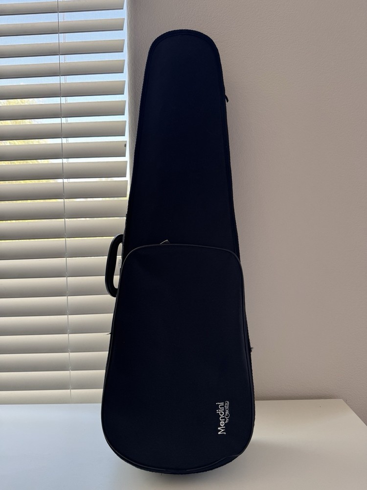 Mendini by Cecilio Pink 3/4 Violin – Missing 1 String + New Set, Case & Bow