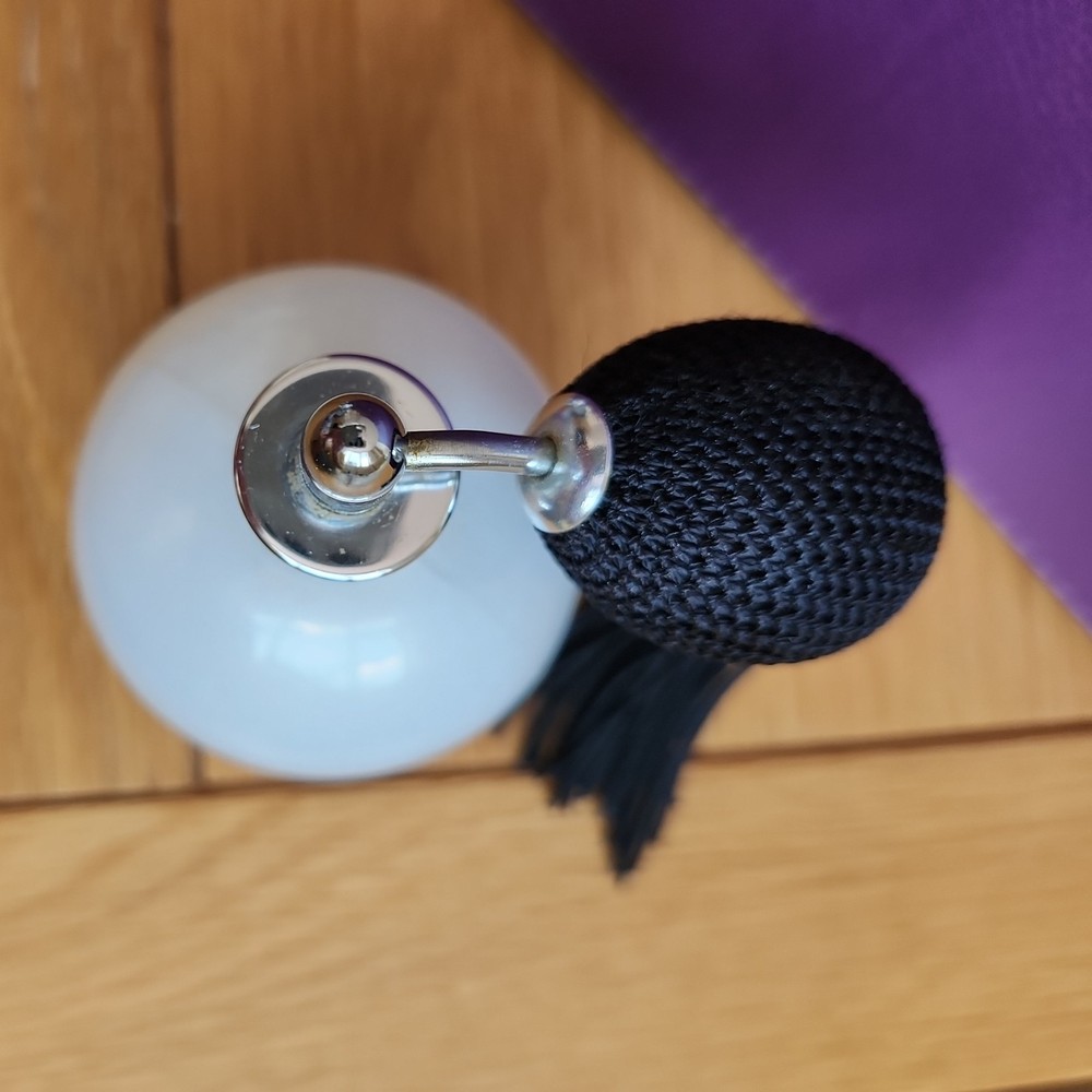 Ladurée White Perfume Atomiser Spray Empty Glass Bottle