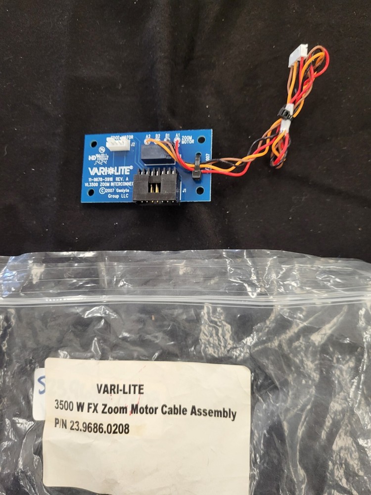 Vari-Lite Zoom motor cable assembly for VL3500
