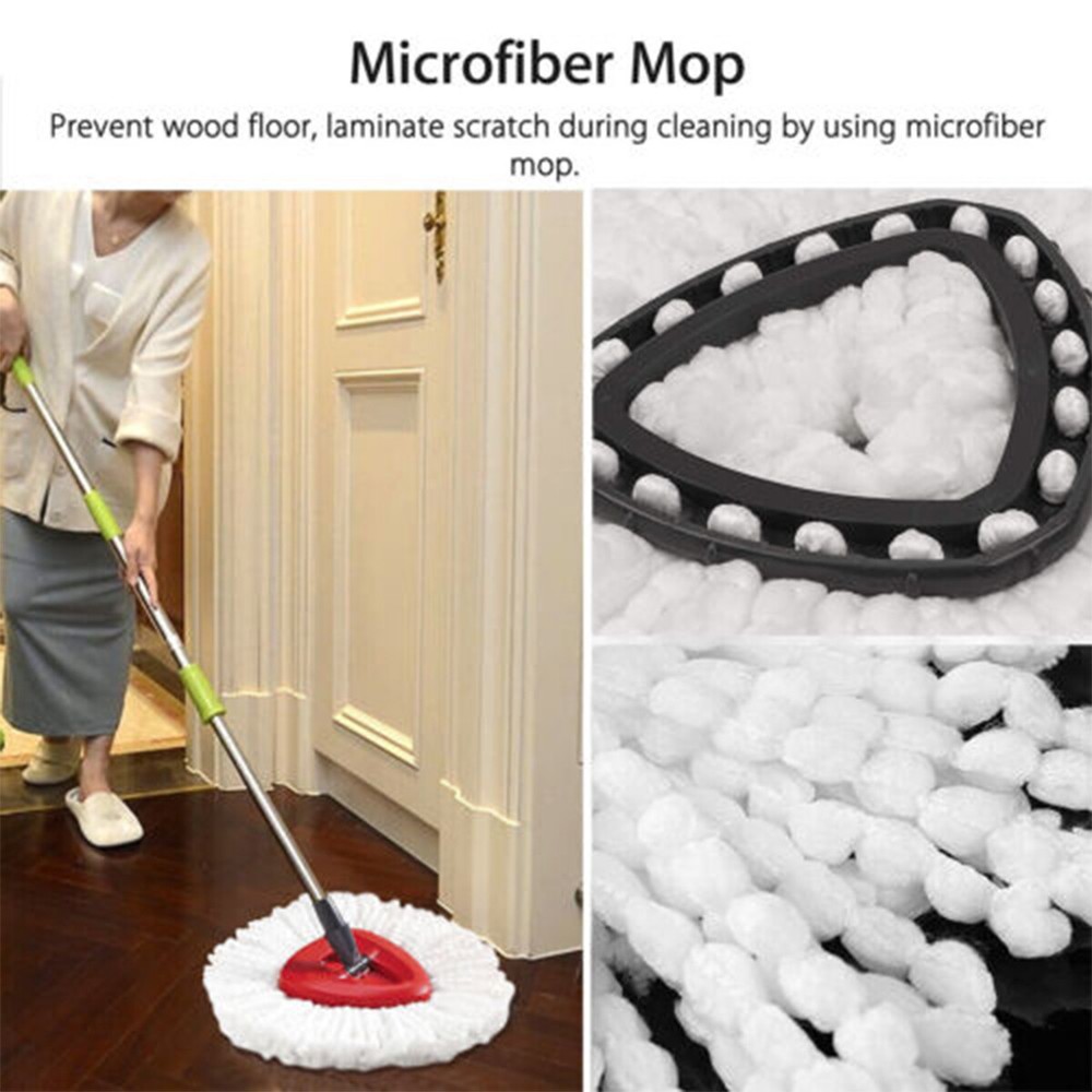 10 pcs For Vileda/O-cedar Easywring Mop Mop Cloth Microfiber Spin Mop Refill