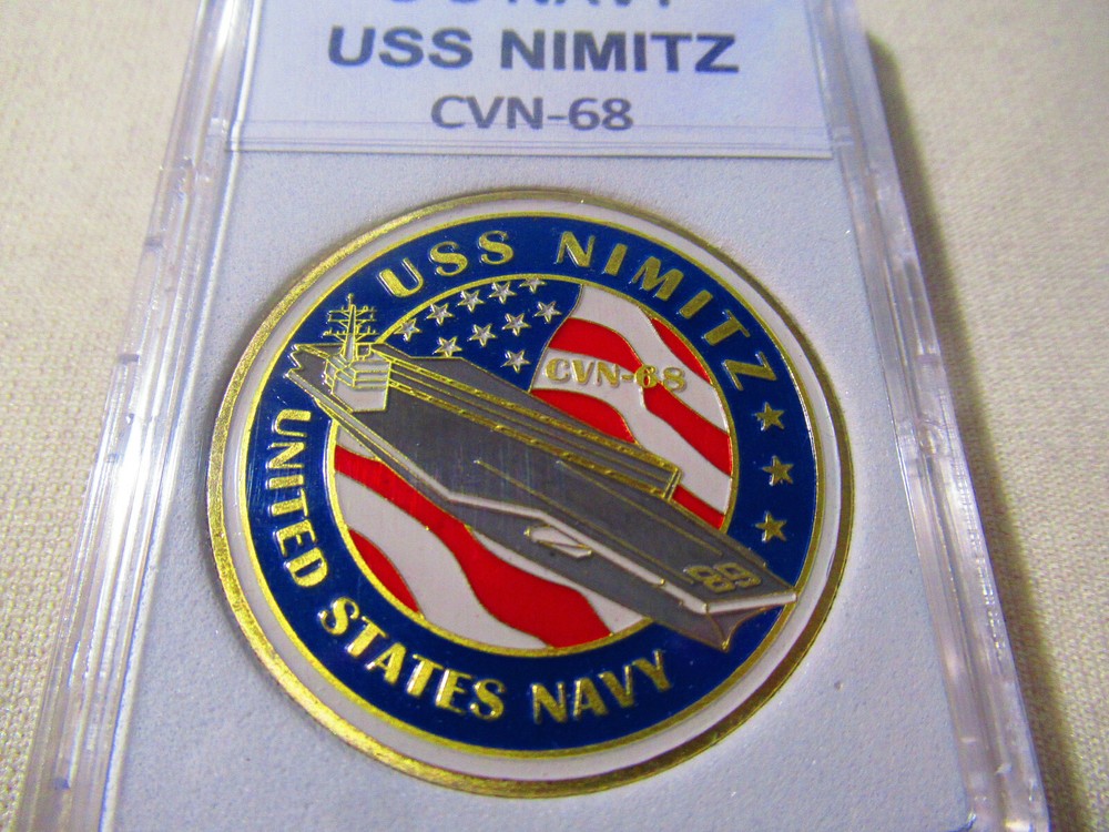 US NAVY - USS NIMITZ CVN-68 Challenge Coin