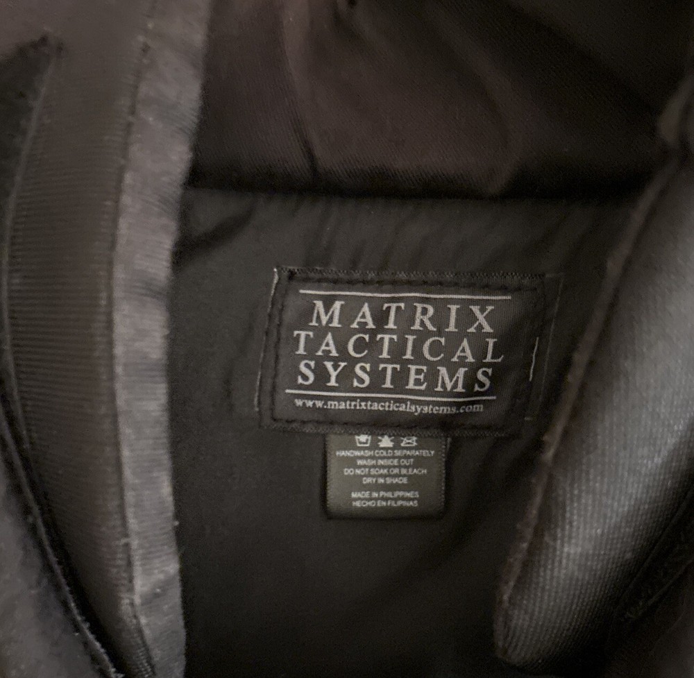 Matrix Tactical Systems Adjustable Vest Black