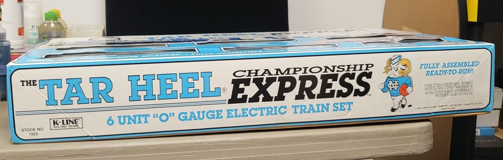 K-Line The Tar Heel Championship Express Train Set