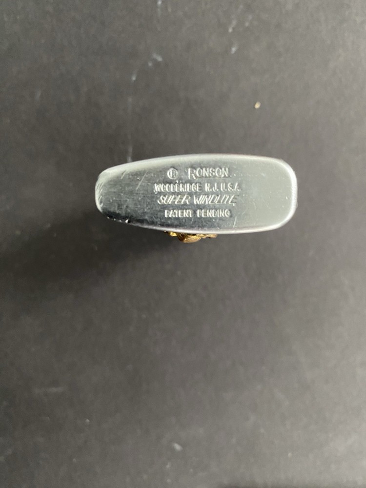 Vintage Ronson Lighter USMC Logo Windlite Model Marines Please READ