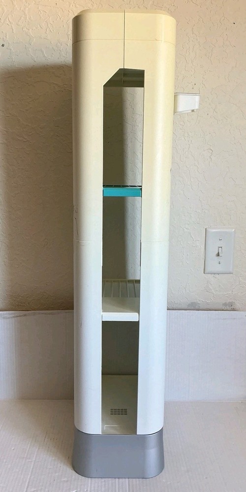 Wii Storage Tower Stand Holds Console Controllers Games Plastic LevelUp