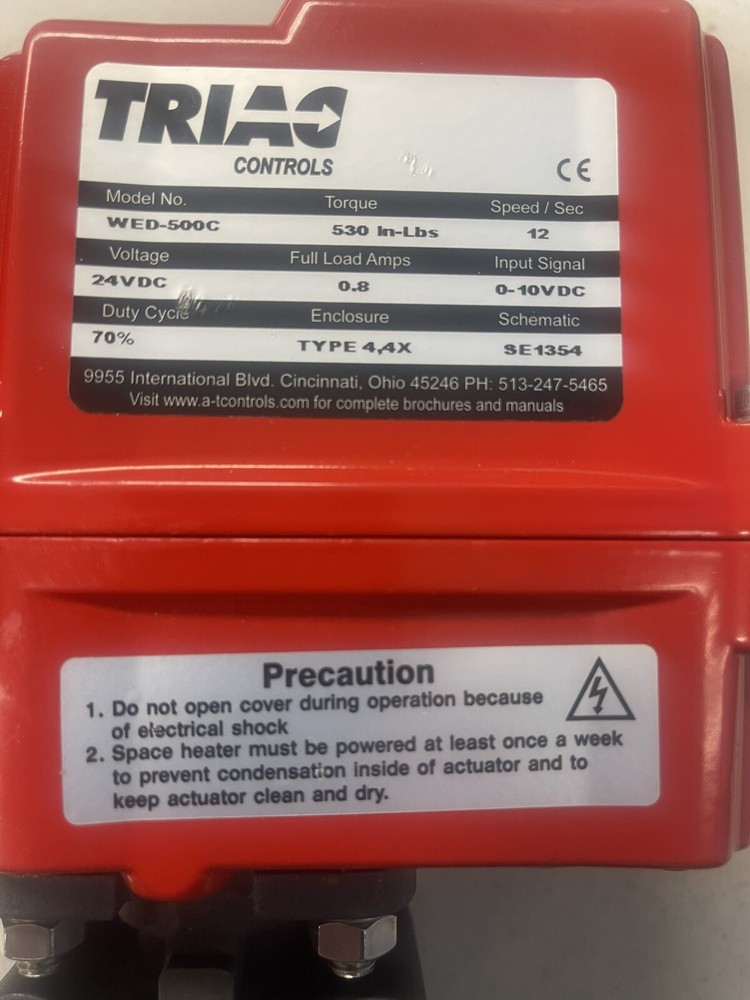 TRIAC Controls WED-500C With Valve New