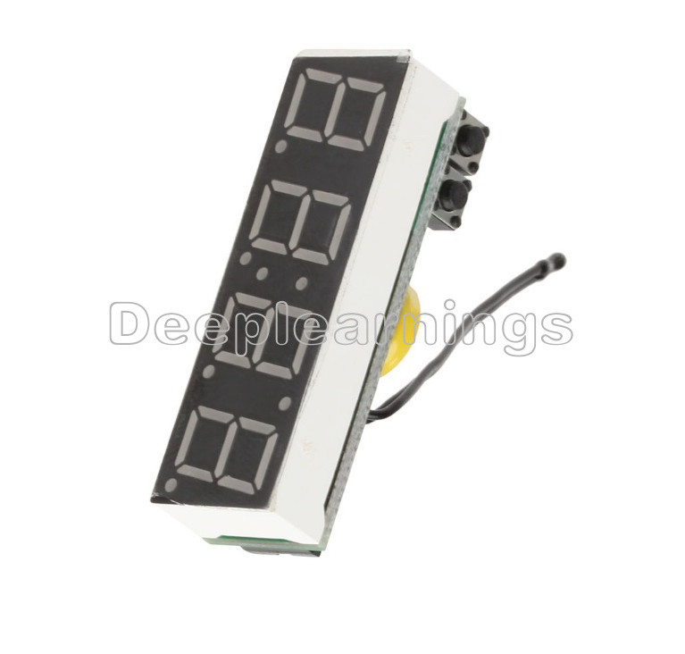 Green 3 in 1 LED DS3231SN Digital Clock Temperature Voltage Module Electronic