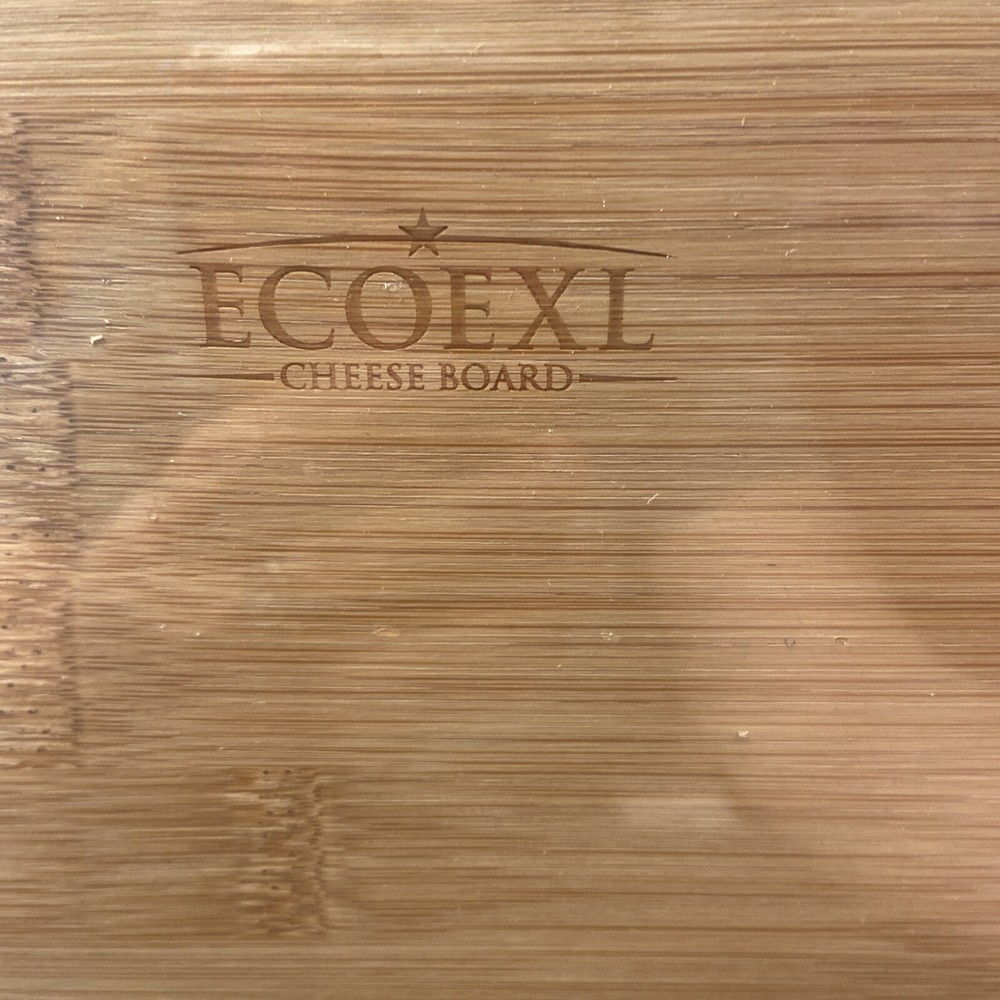 ECOEXL Cheese Board Charcuterie Board Set - Bamboo Serving Platter & Cutting ...