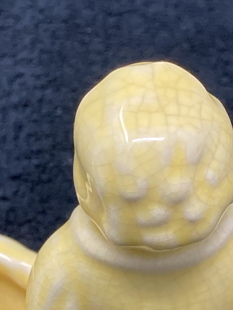 Litte Yellow Boy And Girl Planter