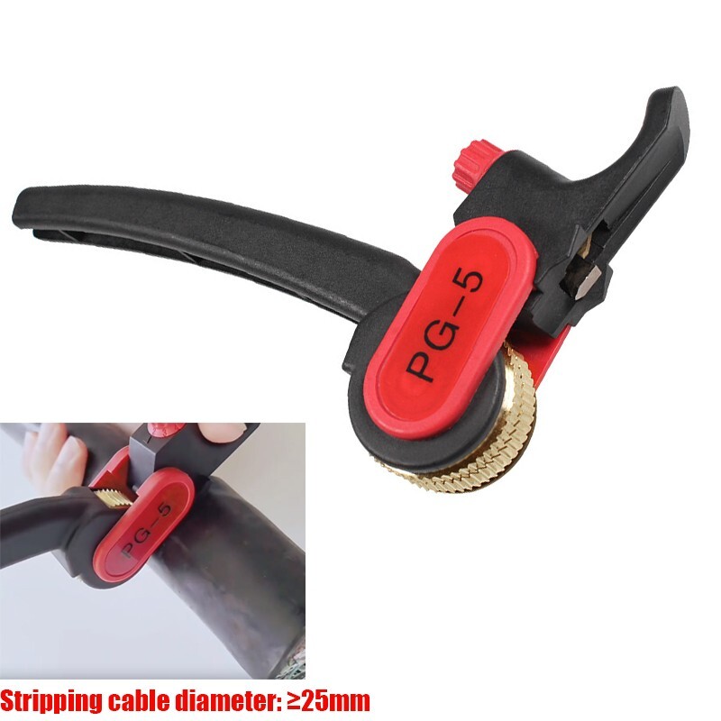 PG-5 Optical Cable Stripper Round Cable Stripping Tool Longitudinal Cable Cutter