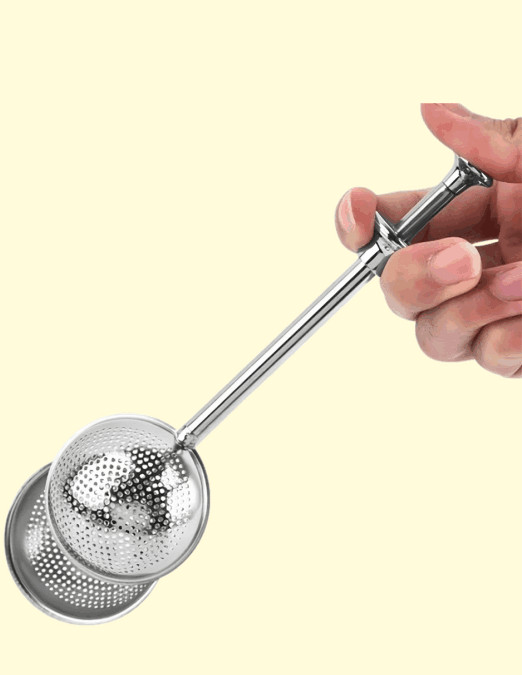 5 pcs - Stainless Steel Pipe Handle Tea Infuser