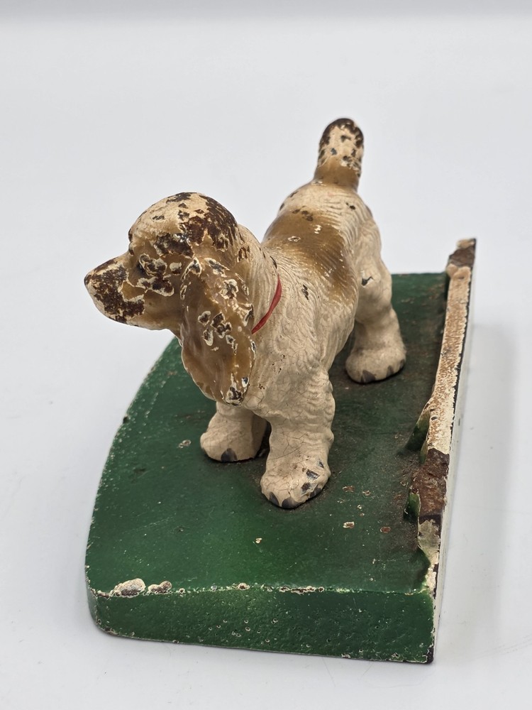 VTG/Antique Cast Iron Bookend Cocker Spaniel