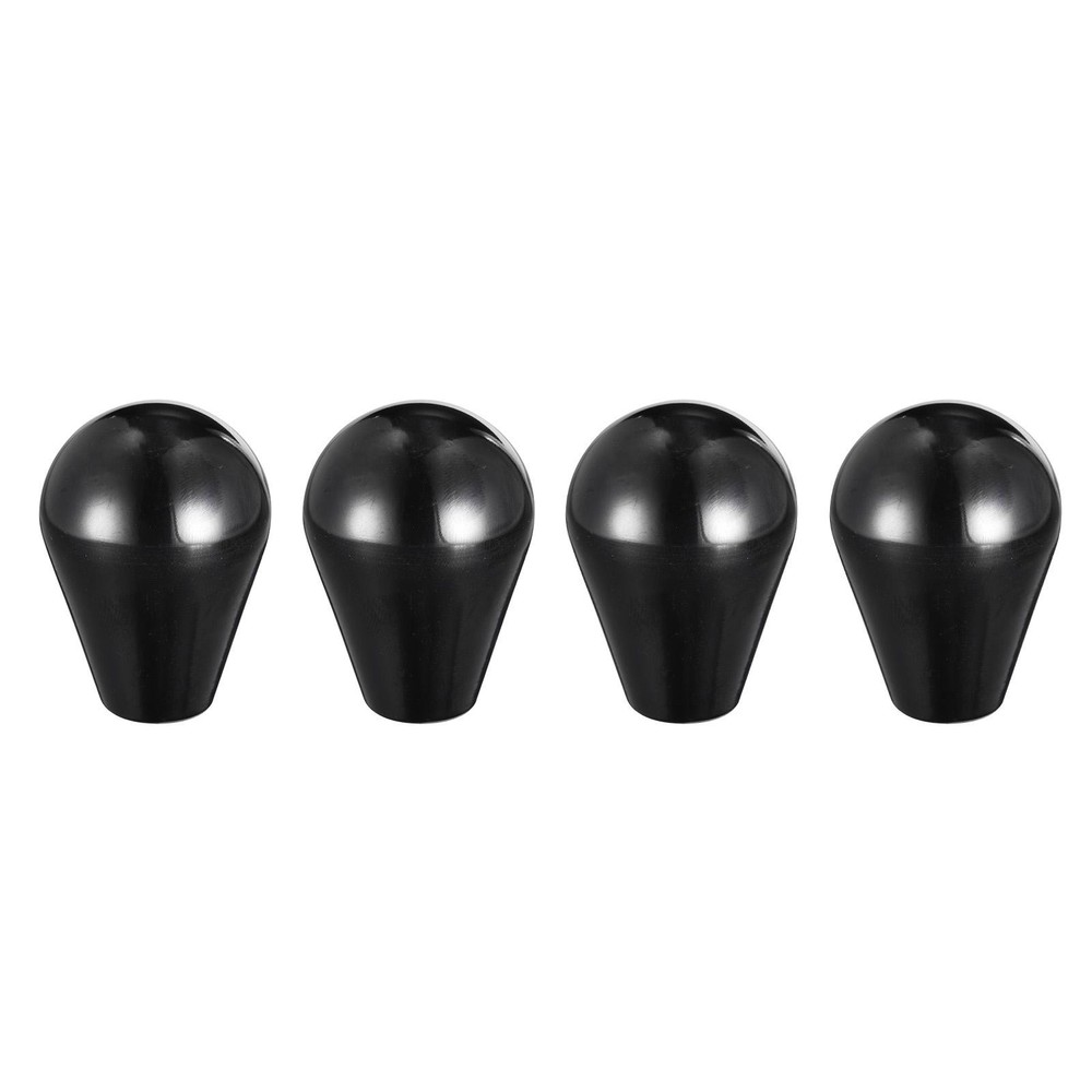 M6x40mm Female Threaded Hand Knobs Oval Brass Insert Handles for Machine, 4Pcs